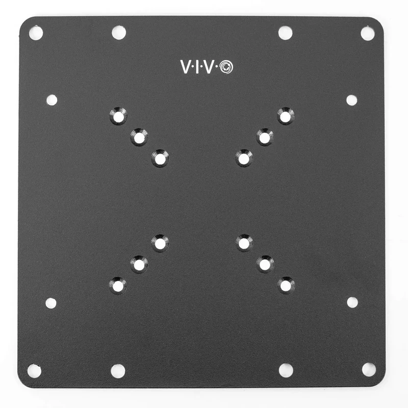 VIVO Steel VESA TV and Monitor Mount Adapter Plate Bracket for Screens 23" to 42" | Conversion Kit for VESA up to 200x200mm (MOUNT-AD2X2)