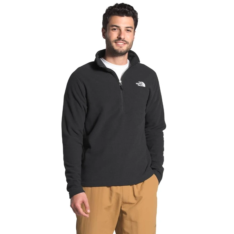 The North Face Men's Textured Cap Rock ¼ Zip, Asphalt Grey, XL - Image 1