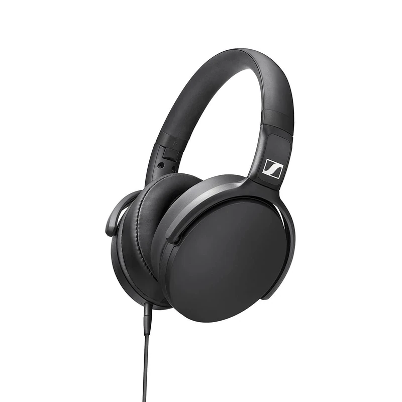Sennheiser HD 400S Closed-Back Over-Ear Wired Headphones – Lightweight Foldable Design, Inline Smart Remote, Balanced Sennheiser Sound, Comfortable Noise-Reducing Fit