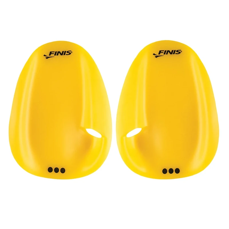 FINIS Agility Floating Swim Paddles - Strapless Design for Stroke Technique - Instant Feedback - Large