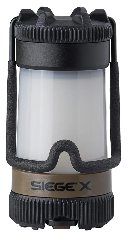 Streamlight 44956 Siege X USB 325 Lumens Ultra-Compact, Multi-Fuel Hand Lantern/Flashlight Combo with Rechargeable Battery and Charging Cord, Coyote