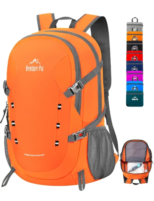 Venture Pal 40L Lightweight Packable Travel Hiking Backpack Daypack