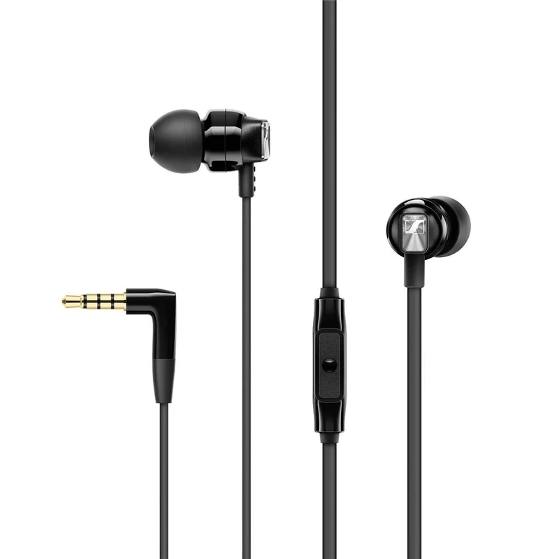 Sennheiser CX 300S In Ear Headphone with One-Button Smart Remote - Black - Image 1