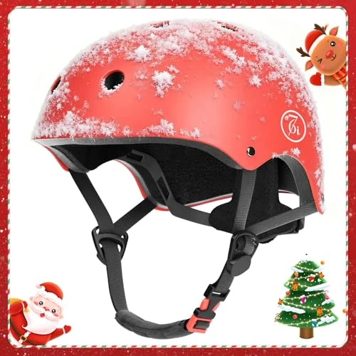 67i Bike Helmet for Adults & Kids 8-14 - Adjustable L (22.83”-23.82”) Lightweight Ventilated Cycling Helmets with 11 Vents (Red)