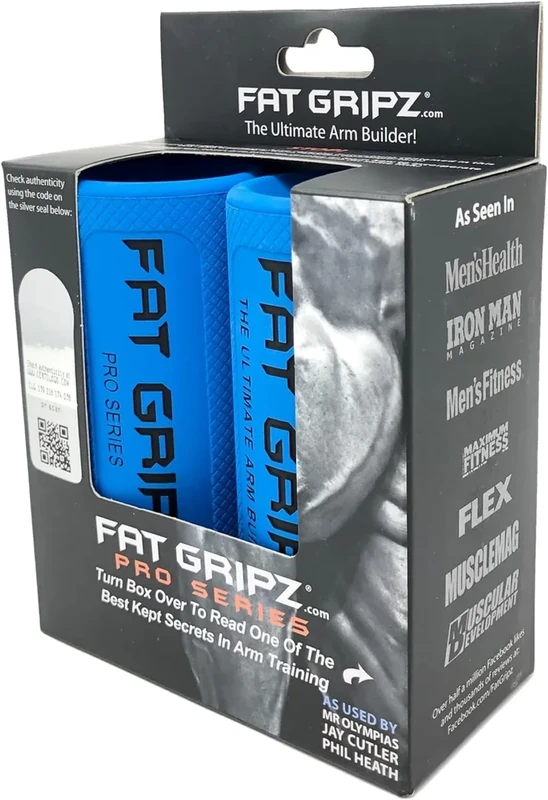 Fat Gripz - The Simple Proven Way to Get A Powerful Grip & Big Arms (Winner of 4 Men’s Health Magazine Awards) (Pro 2.25”) - Image 1