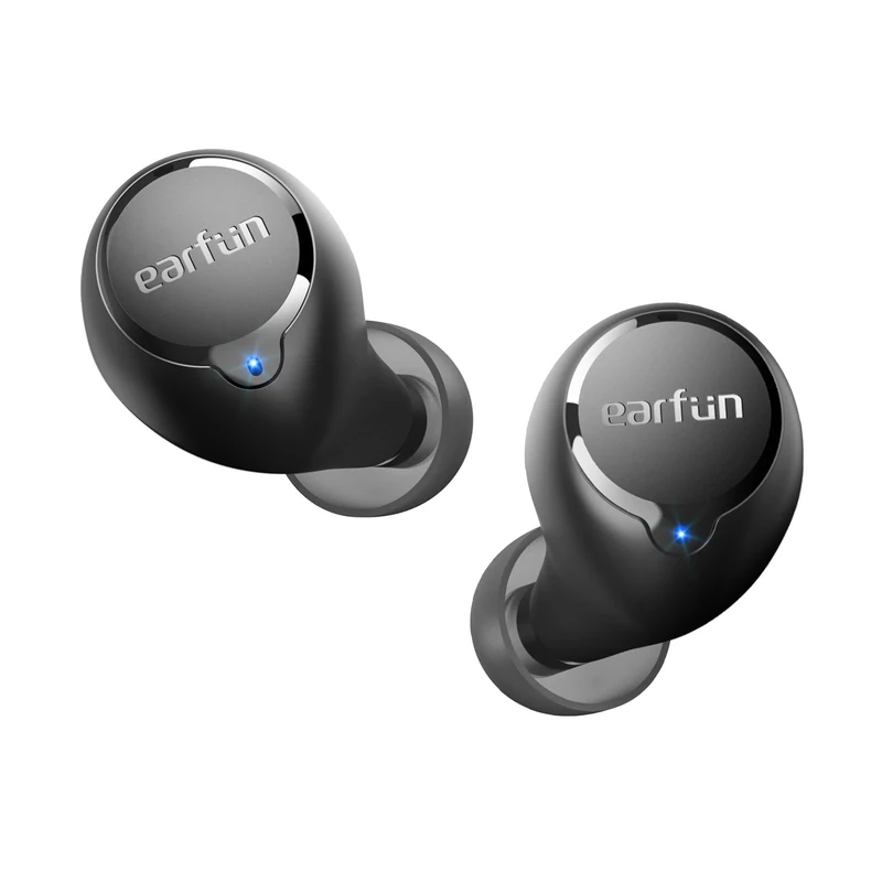 EarFun Free 1S Earbuds - Deep Bass, 4 Mic Calls, IPX7, 30H Playtime