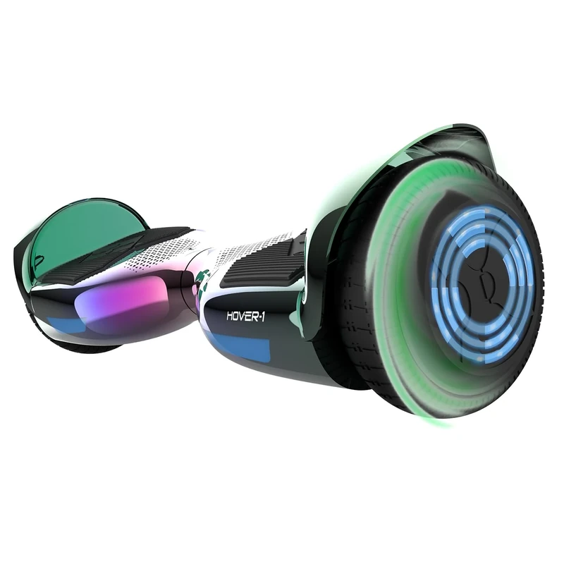 Hover-1 Helix Electric Self Balancing Scooter with 7MPH Top Speed, 4 Mile Range, Dual 200W Motors, 6HR Full-Charge, Built-In Bluetooth Speaker, 6.5” Wheels, Rider Modes: Beginner to Expert