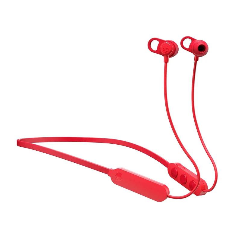 Skullcandy Jib+ in-Ear Wireless Earbuds, 6 Hr Battery, Microphone, Works with iPhone Android and Bluetooth Devices - Red