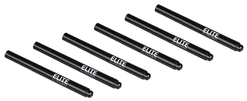 Elite Clipboards Dry Erase Coaches Clipboards | Basketball, Baseball, Soccer, Football, Hockey, Volleyball, Lacrosse (6-Pack Dry Erase Markers)