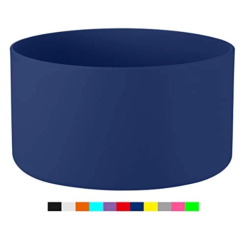 CHEETAH Protective Boot for Hydroflask Water Bottle 12oz - 40oz, BPA Free Bottom Silicone Sleeve Cover, Compatible with All Water Bottles with Bottom Width of 2.87-3.56in (32-40oz, Cobalt)