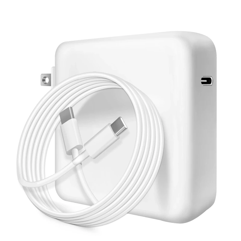 Mac Book Pro Charger 96W USB-C Fast Charger Stable Output Power Adapter for MacBook Pro/MacBook Air 16,15,14,13 Inch M4 M3 M2 M1 from 2017-2025,Include 6.6ft Cable as Fast as Original Quality