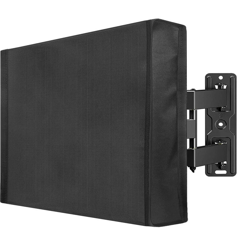 Mounting Dream Outdoor TV Cover for 48" to 50" TV with Fully Bottom Cover , Waterproof & Weatherproof TVs Screen Protector for Outside TVs with Scratch Resistant Interior & Remote Control Pocket