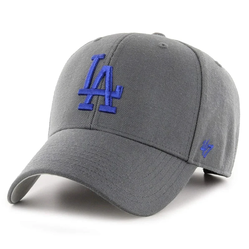 '47 Los Angeles Dodgers Charcoal Gray MVP Wool Hat Adjustable Structured Cap