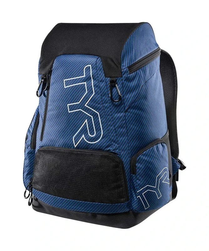 Alliance Backpack TYR Wet/Dry Athletic Gym and Pool Bag for Men and Women - Separate Wet/Dry Compartments, 45L Capacity, Ergonomic, Water-Resistant - Available in Team Colors