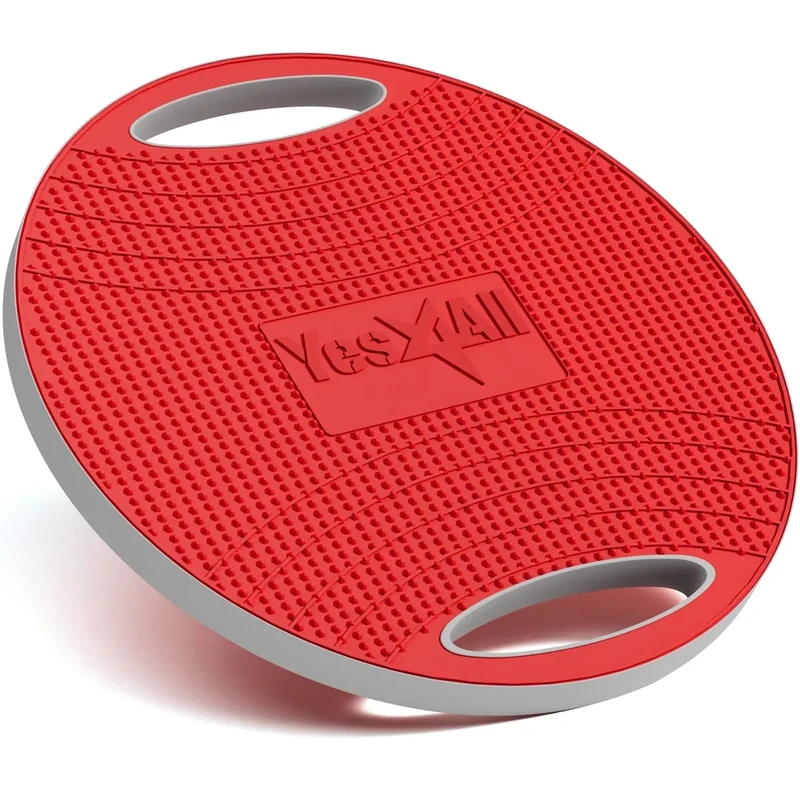 Yes4All Upgraded Wobble Balance Board, 16.34" TPE Non-slip, Stability Board for Home Gym, Standing Desk