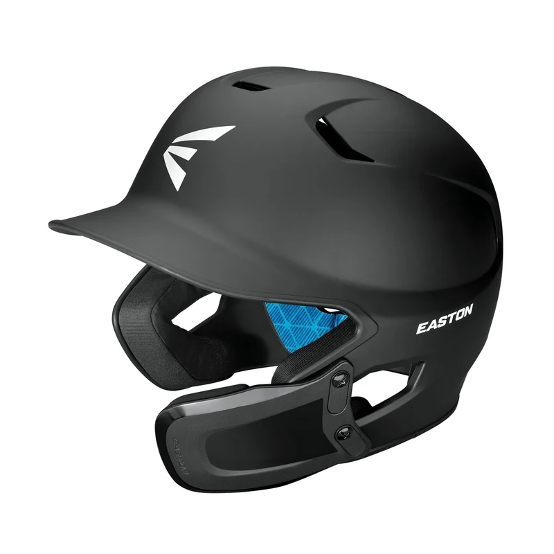 Easton | Z5 2.0 Batting Helmet with Jaw Guard | Baseball | Junior (6 1/2" - 7 1/8") | Matte Black