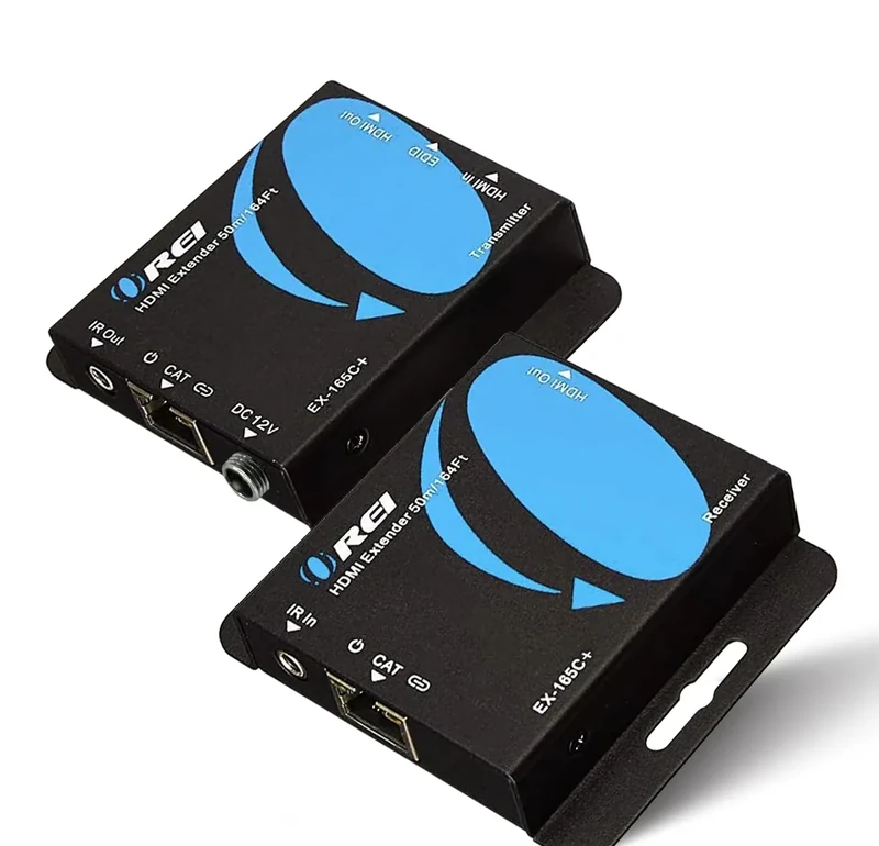 OREI 4K HDMI Extender Over Ethernet - 165ft 1080p@60Hz, IR Pass-Through