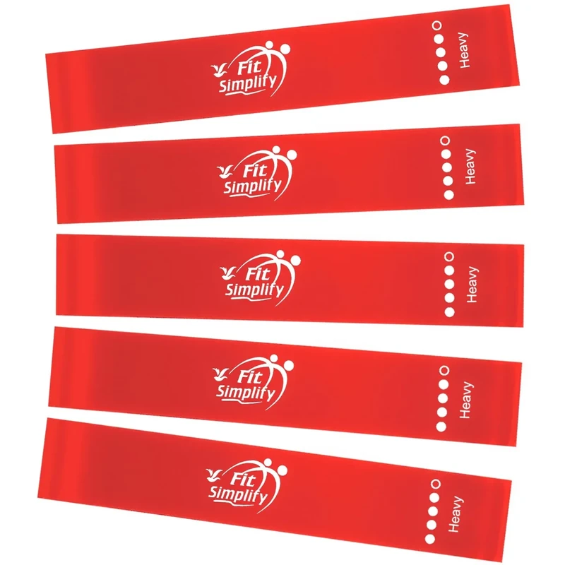 Fit Simplify Exercise Resistance Loop Bands, Set of 5