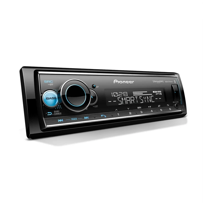Pioneer MVH-S522BS Bluetooth Car Stereo - USB/AUX, Smart Sync