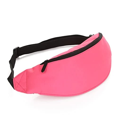 DAITET Fanny Pack,80s Bachelorette Party Waist Bag Adjustable for Men, Women, Kids,Outdoors, Workout,Travel Bag, Running Bag fit for iPhone Samsung (Nylon Hot Pink)