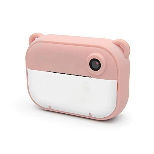 Instant Print Kids Digital Camera & Video Camcorder with Selfie Camera by Kidamento, Scavenger Hunt Momento Book, 32GB Memory Card - Model P