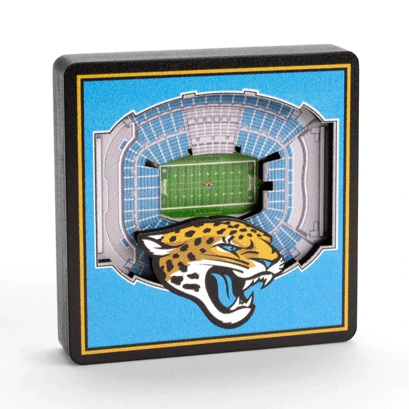 YouTheFan NFL Jacksonville Jaguars 3D StadiumView Magnets - TIAA Bank Field