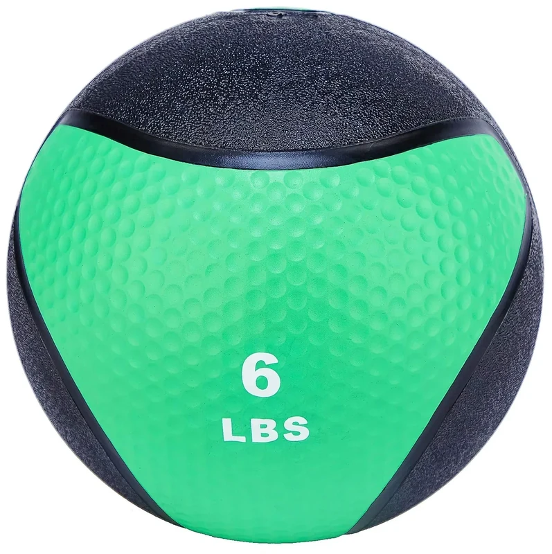 Fitvids Workout Exercise Fitness Weighted Medicine Ball, Wall Ball and Slam Ball, Medicine Ball, 6 Pounds