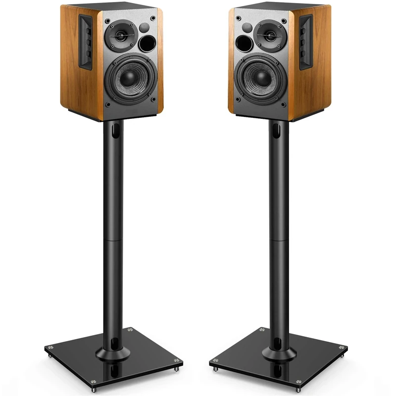 PERLESMITH 26" Speaker Stands - 22lb Capacity, 45deg Top, Pair