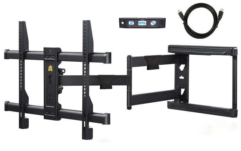 FORGING MOUNT TV Wall Mount - 30" Arm, 360 Swivel, 100lb, Fits 37-75"