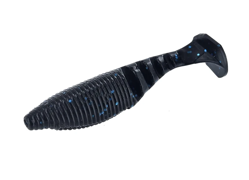 Gary Yamamoto 4" Kickin' ZAKO Black W/Large Blue Flake (5 Pack),Multi,One Size,YAM-134P-05-021