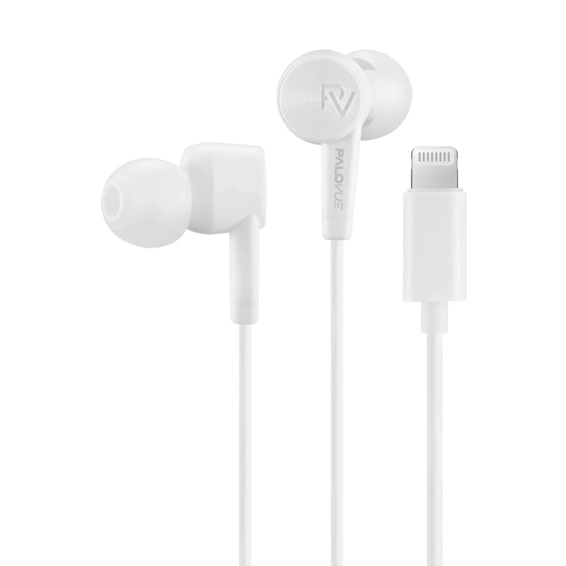 PALOVUE Lightning Headphones Earphones Earbuds Compatible iPhone 14 13 12 11 Pro Max X XS Max XR 8 Plus 7 Plus MFi Certified with Microphone Controller SweetFlow White