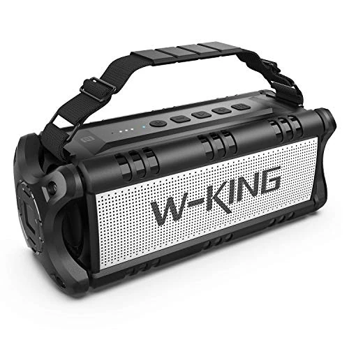 W-KING 50W Bluetooth Speaker - IPX6 Waterproof, 40H Playtime