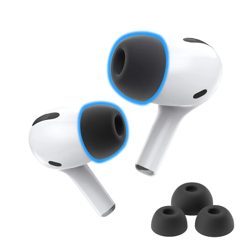 AutoLine Pro Foam Masters Memory Foam Tips for AirPods Pro - 3 Sizes
