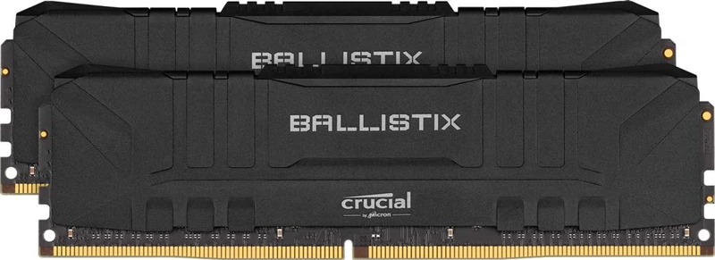 Crucial Ballistix BL2K16G36C16U4B 3600 MHz, DDR4, DRAM, Desktop Gaming Memory Kit, 32GB (16GB x2), CL16, Black