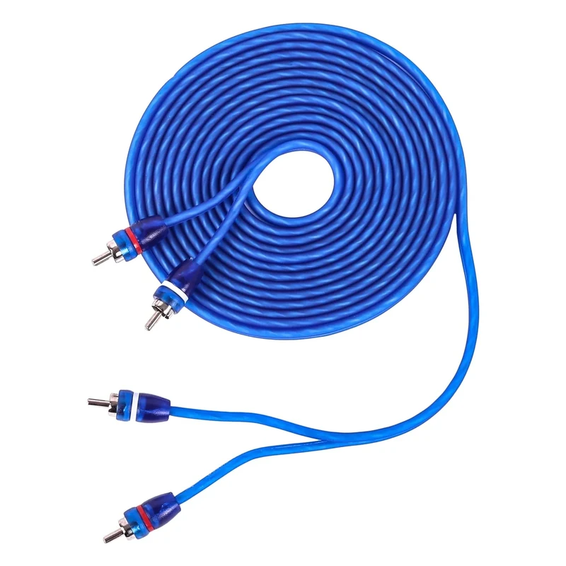 Skar Audio SKAR2CH-RCA12 12ft 2-Channel Twisted Pair RCA Cable