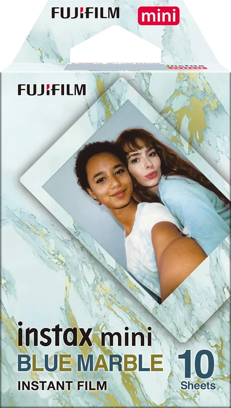 Fujifilm Instax Mini Marble Film 10 - 54x86mm Prints Fits Mini Cameras