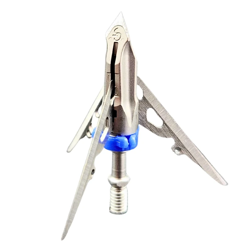 G5 Megameat 125 Grain Broadhead 3 Pk, Stainless Steel, Model Number: MM101