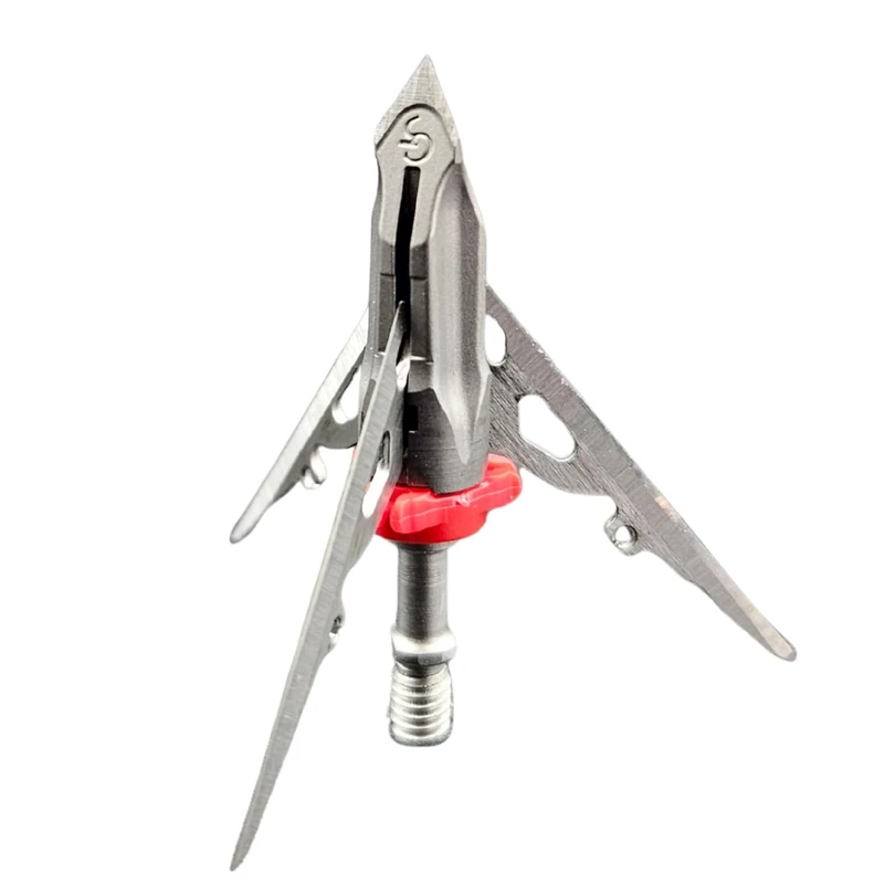 G5 Outdoors Megameat 125 Grain Crossbow Broadhead 3 Pk, Stainless Steel (MM103)