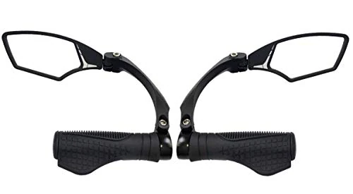 Hafny HD Blast-Resistant Bike Mirror, Adjustable Rotatable Rearview Mirror for Bicycle