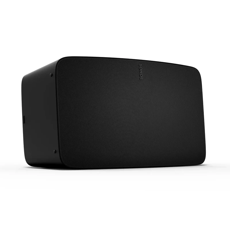 Sonos Five Wireless HiFi Speaker - Black, Deep Bass & Wide Soundstage