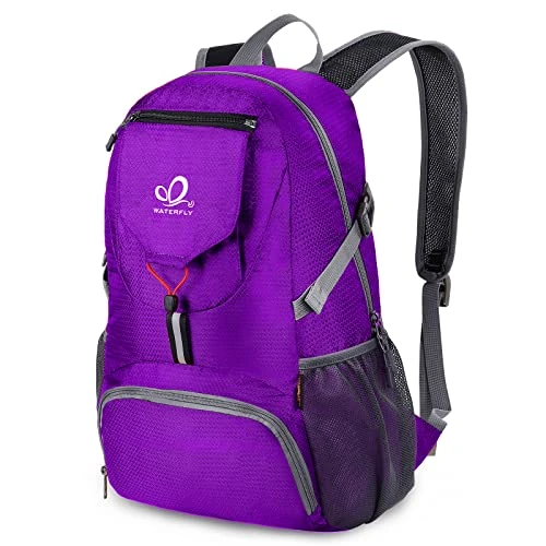 WATERFLY Small Lightweight Packable Backpack: 20l Ultra Light Foldable Travel Hiking Camping Daypack Day Pack for Man Woman