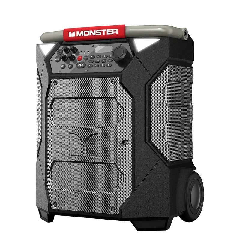 Monster Rockin' Roller 270 Speaker - 200W 270 Sound, 100h Playtime