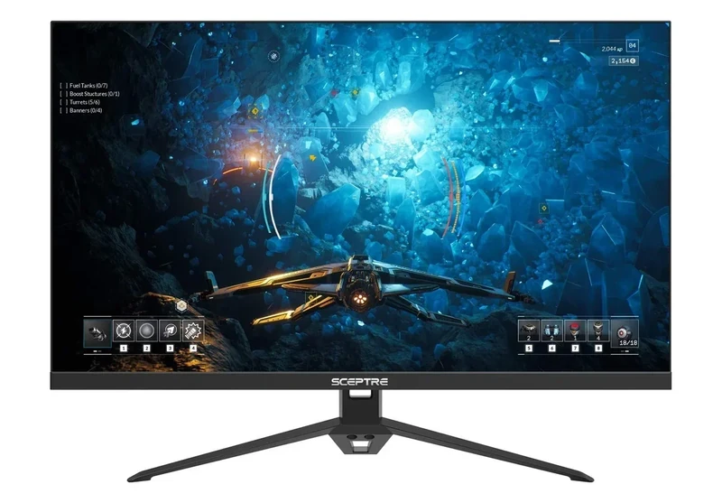 Sceptre 27-inch IPS Gaming Monitor 180Hz HDMI DisplayPort 99% sRGB AMD FreeSync FPS RTS Build-in Speakers Machine Black 2025 (E275B-FPT Series)