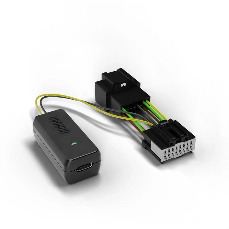 Dongar Dashcam Power Adapter (16-pin Type A) for Ford Vehicles. Compatible with Select Bronco, F150 and More. Built-in USB Power Source, Connects to Rearview Mirror, Easy to Install