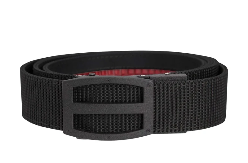 Nexbelt Titan Ratchet EDC Tactical Gun Belt – 1.5" Micro-Adjustable Strap, Quick-Release, Fits Up to 50" Waist, IWB/OWB - Black