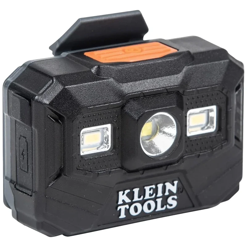 Klein Tools 56062 Rechargeable LED Headlamp / Worklight for Klein Hardhats, 300 Lumens, All-Day Runtime, 3 Modes, for Work and Outdoors