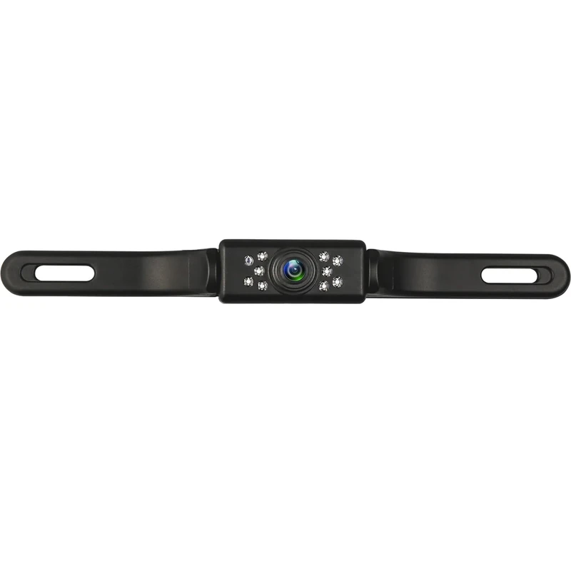 Car Backup Camera HD Night Vision Rear View Camera License Plate Camera with 9 LED Lights, Font & Rear Camera, Wide View Angle, IP69K Waterproof Reverse Camera for Cars,SUV,Trucks,RV, Pickup