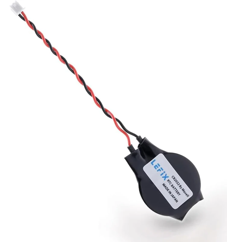 LeFix CMOS Battery RTC Battery CR2032 Compatible with DELL D830 E6530 N4050 E7270;for HP CQ41 8440p G4;for ASUS S56 X611;for Samsung R467 R458,Black