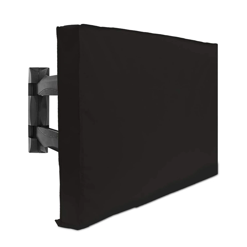 Outdoor TV Cover 55" - 58" - with Bottom Cover - 600D Water-Resistant and Dust-Resistant Material- Fits Your TV Better