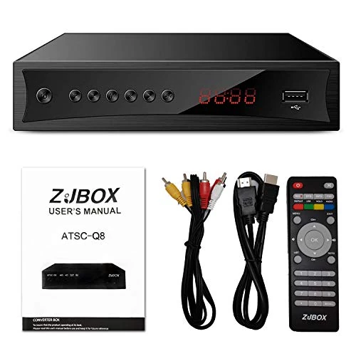 ZJBOX ATSC Digital TV Converter - 1080p HDMI, PVR, 4000 Channels